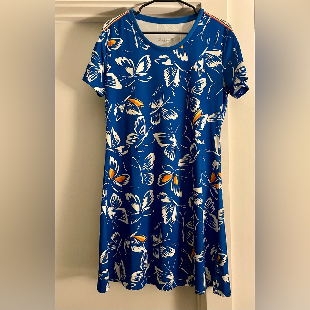 ADIDAS X FARM RIO Butterfly Print Dress